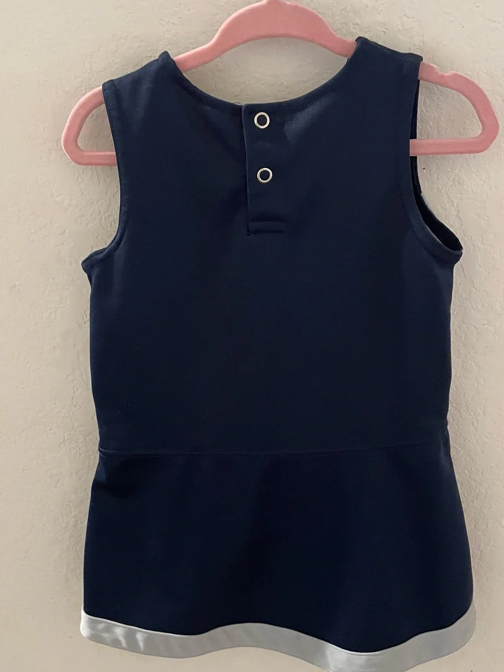 NFL Girls Navy, Gray & White Cowboys Cheer Dress